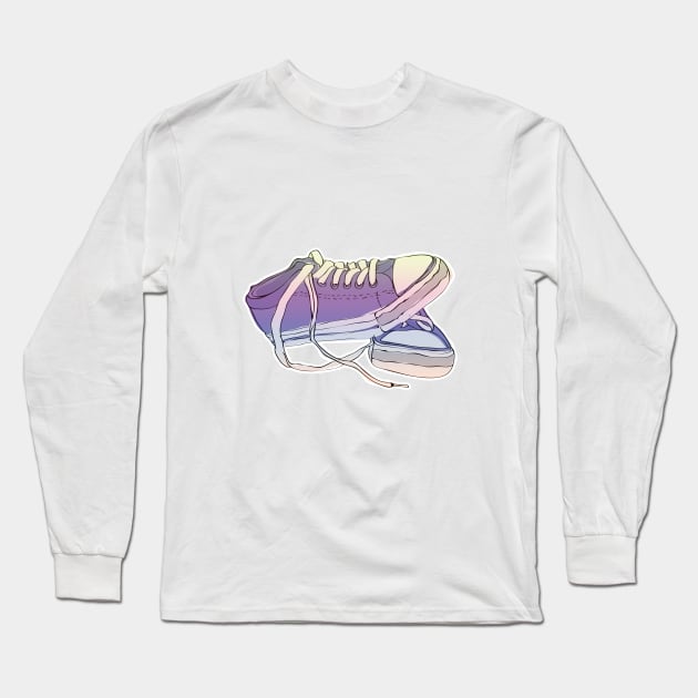 Sneakers Long Sleeve T-Shirt by vixfx